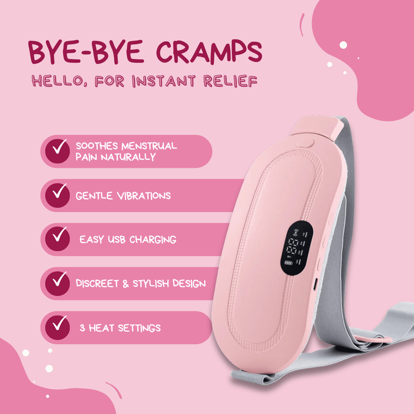 Period Belt - Portable Menstrual Cramps Relief Heating Belt - SHINE
