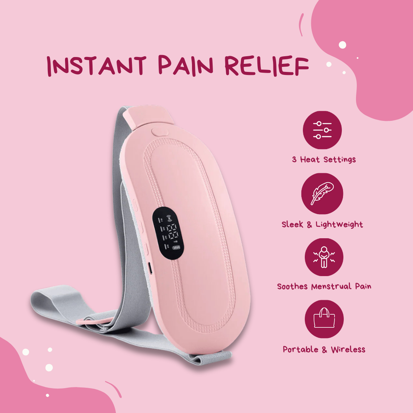 Period Belt - Portable Menstrual Cramps Relief Heating Belt - SHINE