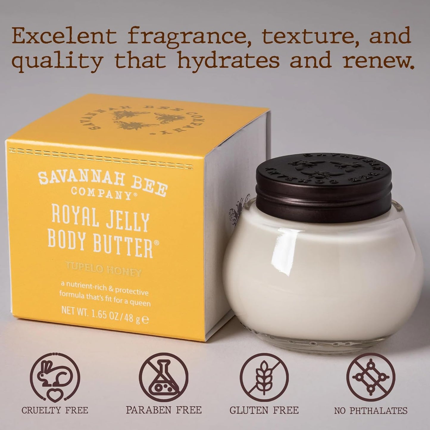 Royal Jelly Body Butter - Deep Hydrating Body Butter for Dry Skin