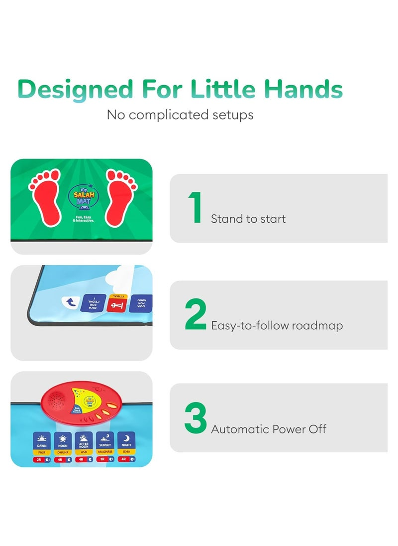 Smart Prayer Mat For Kids - Smart electronic educational prayer mat for children - SHINE
