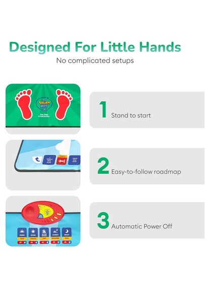 Smart Prayer Mat For Kids - Smart electronic educational prayer mat for children - SHINE