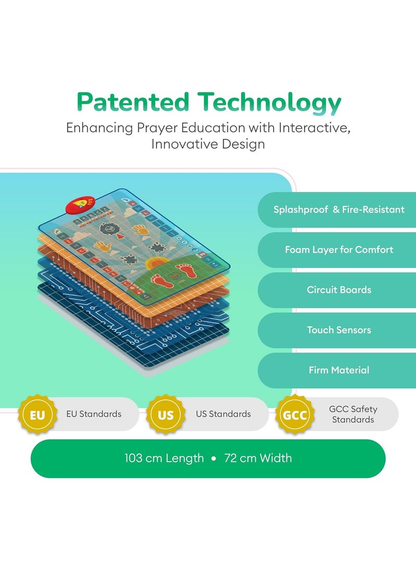 Smart Prayer Mat For Kids - Smart electronic educational prayer mat for children - SHINE